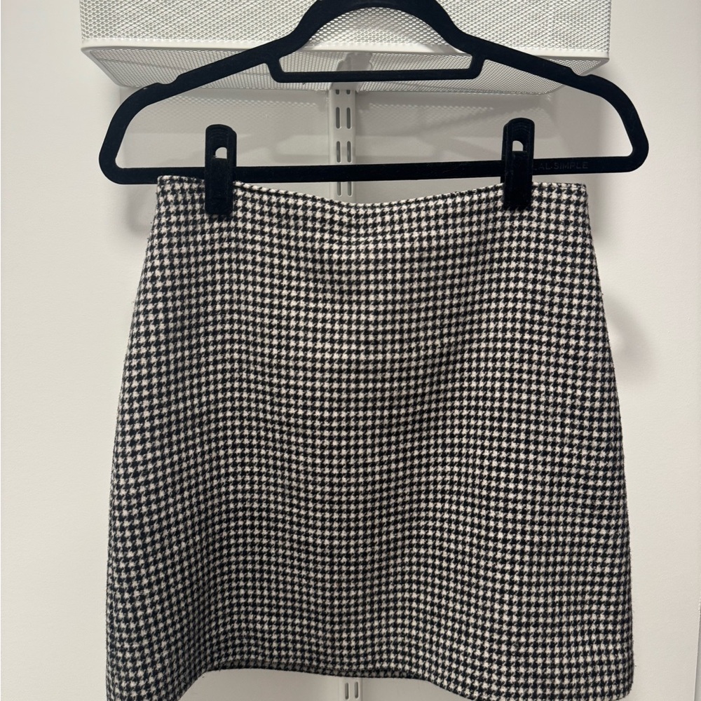 Club Monaco Houndstooth Mini Skirt